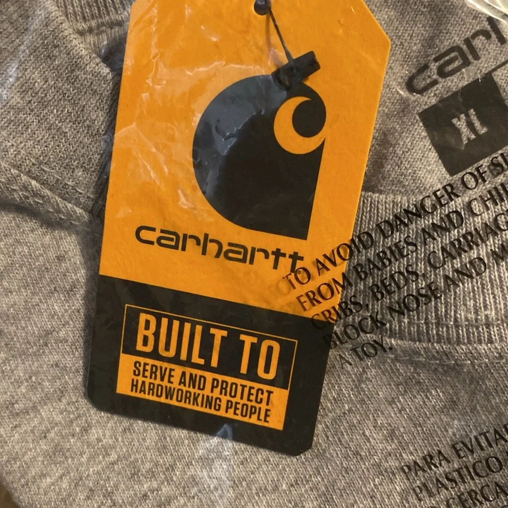 Carhartt LS Grey Loose Fit men’s XL shirt - Picture 4 of 6